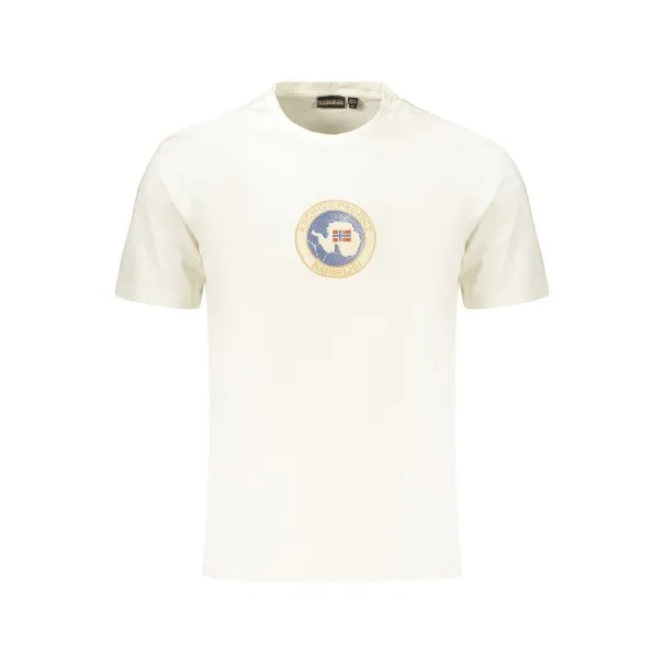 T-shirt blanc à manches courtes pour homme NAPAPIJRI - NAPAPIJRI