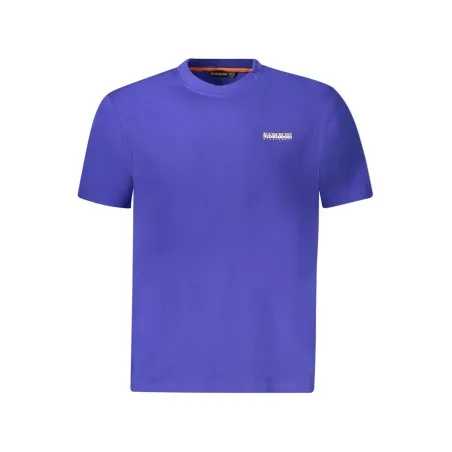 T-SHIRT À MANCHES COURTES POUR HOMME NAPAPIJRI, BLEU - NAPAPIJRI