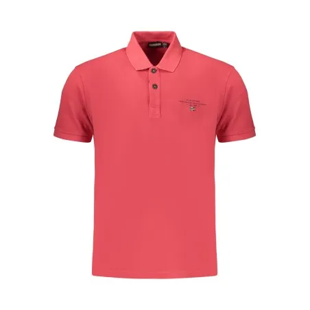 Polo à manches courtes pour homme NAPAPIJRI, rouge - NAPAPIJRI