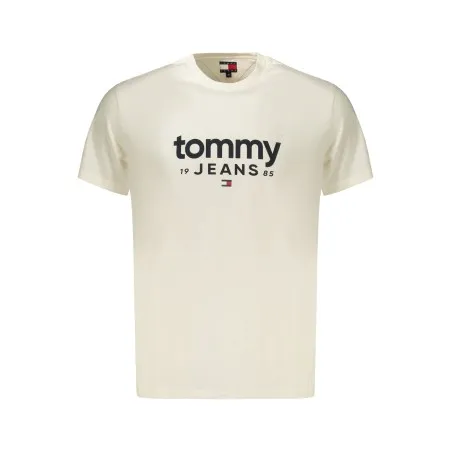 T-shirt blanc à manches courtes Tommy Hilfiger pour homme - TOMMY HILFIGER