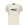 T-shirt blanc à manches courtes Tommy Hilfiger pour homme - TOMMY HILFIGER