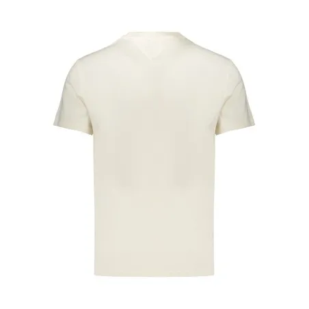 T-shirt blanc à manches courtes Tommy Hilfiger pour homme - TOMMY HILFIGER
