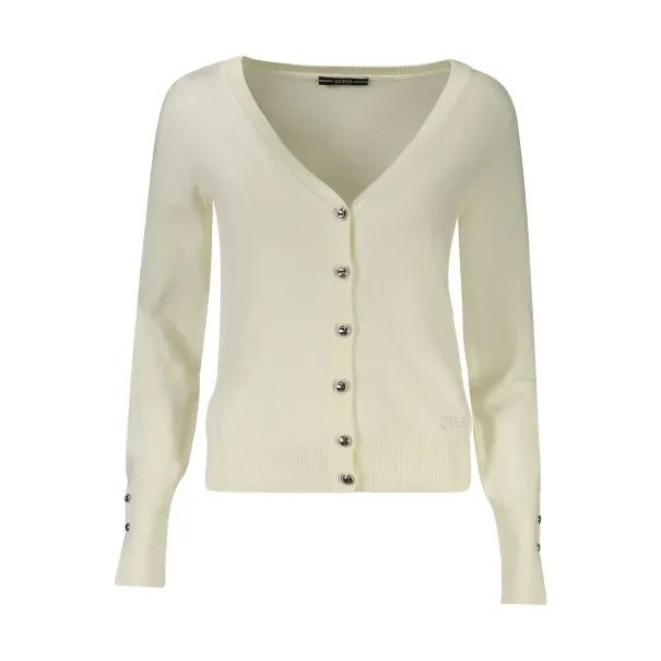 CARDIGAN FEMME GUESS JEANS BLANC - GUESS JEANS