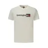 T-shirt blanc à manches courtes Tommy Hilfiger pour homme - TOMMY HILFIGER