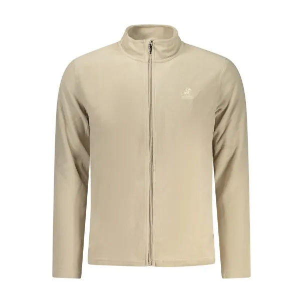 SWEAT-SHIRT BEIGE À FERMETURE ÉCLAIR POUR HOMME US GRAND - U.S. GRAND