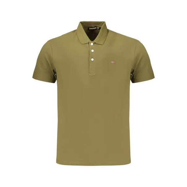 NAPAPIJRI POLO À MANCHES COURTES HOMME, VERT - NAPAPIJRI