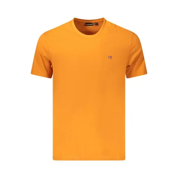 T-SHIRT À MANCHES COURTES POUR HOMME NAPAPIJRI ORANGE - NAPAPIJRI