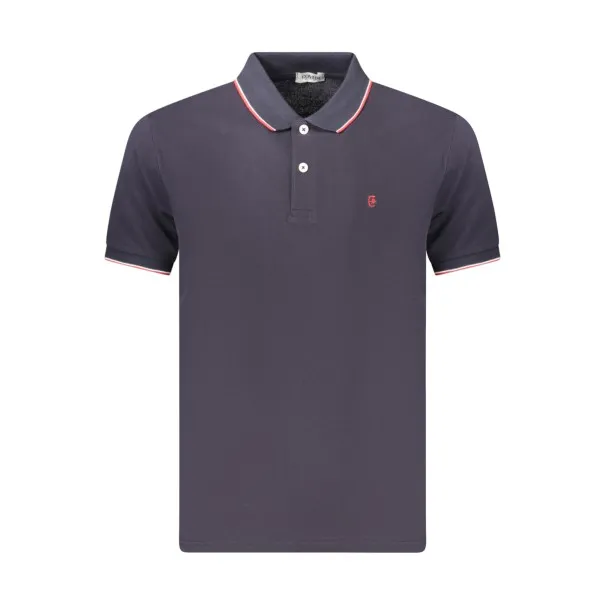 Polo à manches courtes pour homme Coveri Moving, bleu - COVERI MOVING