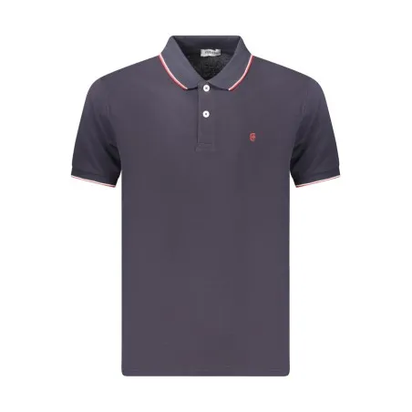 Polo à manches courtes pour homme Coveri Moving, bleu - COVERI MOVING