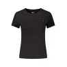 T-shirt noir à manches courtes pour femme Tommy Hilfiger - TOMMY HILFIGER