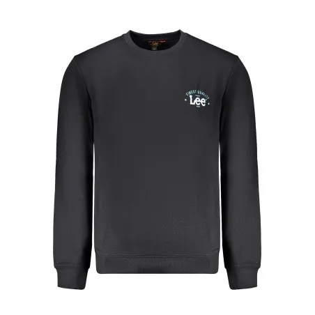 SWEAT-SHIRT SANS FERMETURE ÉCLAIR NOIR LEE POUR HOMMES - LEE