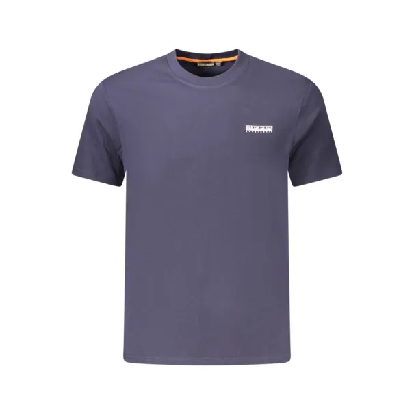 T-SHIRT À MANCHES COURTES POUR HOMME NAPAPIJRI, BLEU - NAPAPIJRI