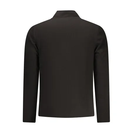 SWEAT-SHIRT NOIR À FERMETURE ÉCLAIR POUR HOMME US GRAND - U.S. GRAND