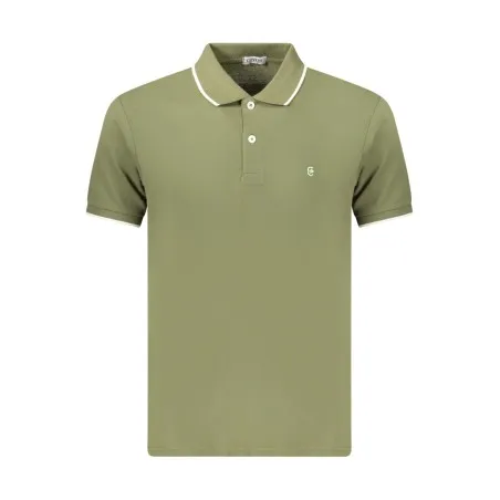 Polo à manches courtes pour homme Coveri Moving, vert - COVERI MOVING