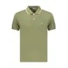 Polo à manches courtes pour homme Coveri Moving, vert - COVERI MOVING