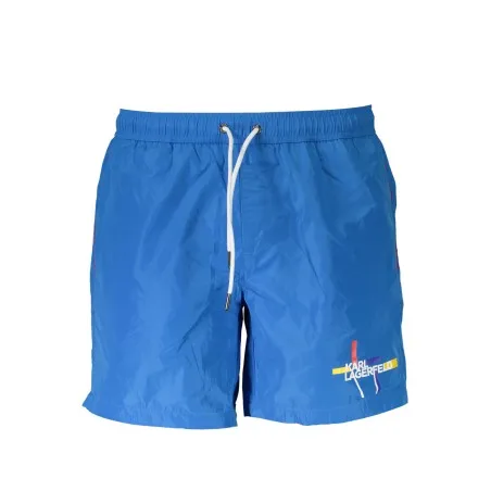 BAS DE MAILLOT DE BAIN KARL LAGERFELD BEACHWEAR HOMME BLEU - KARL LAGERFELD BEACHWEAR