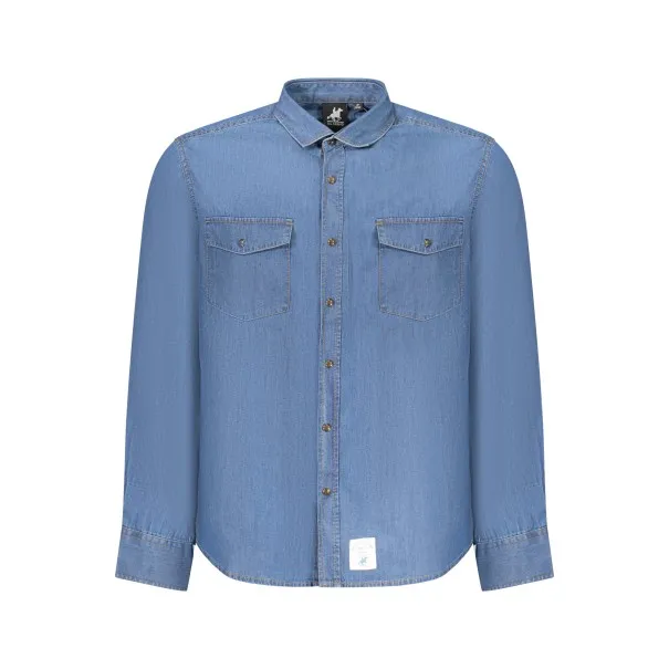 CHEMISE À MANCHES LONGUES BLEUE POUR HOMME US GRAND - U.S. GRAND