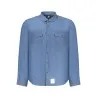 CHEMISE À MANCHES LONGUES BLEUE POUR HOMME US GRAND - U.S. GRAND