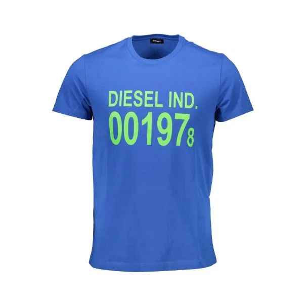 T-SHIRT MANCHES COURTES DIESEL POUR HOMME BLEU - Diesel