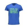 T-SHIRT MANCHES COURTES DIESEL POUR HOMME BLEU - Diesel