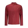 SWEAT-SHIRT FERMETURE ÉCLAIR ROUGE POUR HOMME US GRAND - U.S. GRAND