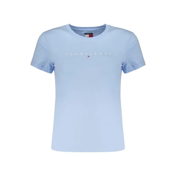 T-shirt à manches courtes pour femme Tommy Hilfiger, bleu - TOMMY HILFIGER