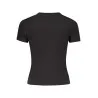 T-shirt noir à manches courtes pour femme Tommy Hilfiger - TOMMY HILFIGER