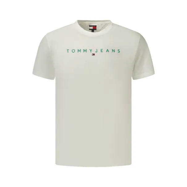 T-shirt blanc à manches courtes Tommy Hilfiger pour homme - TOMMY HILFIGER