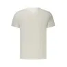 T-shirt blanc à manches courtes Tommy Hilfiger pour homme - TOMMY HILFIGER
