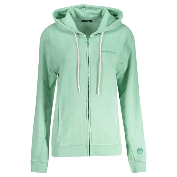 SWEAT-SHIRT ZIPPÉ FEMME NORTH SAILS VERT - NORTH SAILS