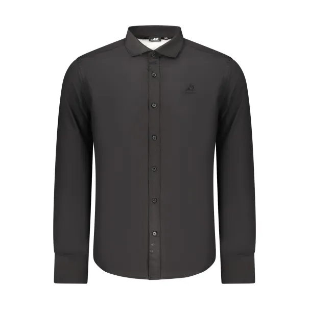 CHEMISE NOIRE À MANCHES LONGUES POUR HOMME US GRAND - U.S. GRAND