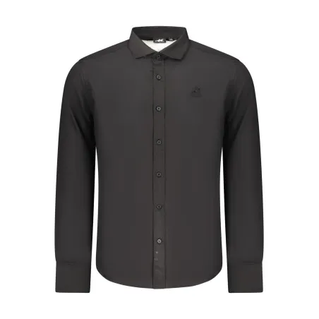 CHEMISE NOIRE À MANCHES LONGUES POUR HOMME US GRAND - U.S. GRAND