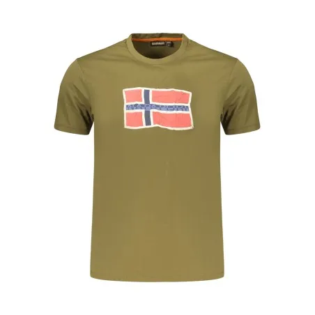 T-shirt vert à manches courtes pour homme NAPAPIJRI - NAPAPIJRI