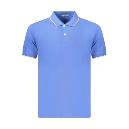 Polo à manches courtes pour homme Coveri Moving, bleu - COVERI MOVING