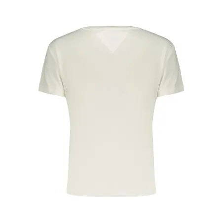 T-shirt blanc à manches courtes Tommy Hilfiger pour femme - TOMMY HILFIGER