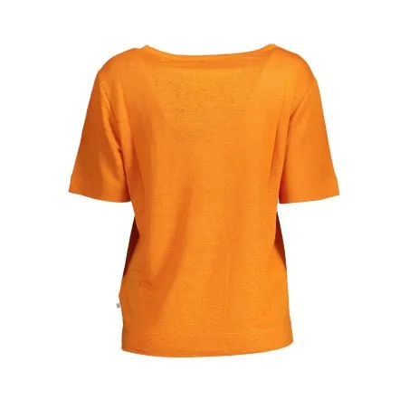T-SHIRT À MANCHES COURTES GANT FEMME ORANGE - GANT