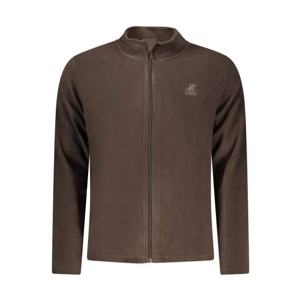 SWEAT-SHIRT FERMETURE ÉCLAIR MARRON POUR HOMME US GRAND - U.S. GRAND