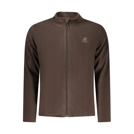 SWEAT-SHIRT FERMETURE ÉCLAIR MARRON POUR HOMME US GRAND - U.S. GRAND