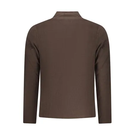 SWEAT-SHIRT FERMETURE ÉCLAIR MARRON POUR HOMME US GRAND - U.S. GRAND