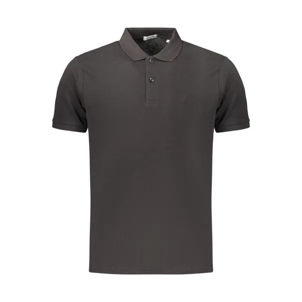 Polo noir à manches courtes pour homme Coveri Moving - COVERI MOVING