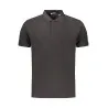 Polo noir à manches courtes pour homme Coveri Moving - COVERI MOVING