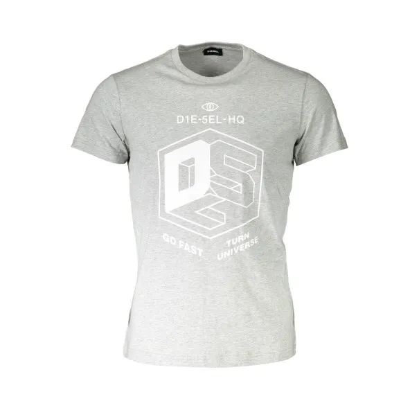 T-SHIRT MANCHES COURTES DIESEL HOMME GRIS - Diesel