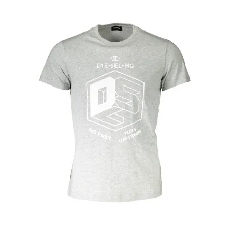 T-SHIRT MANCHES COURTES DIESEL HOMME GRIS - Diesel