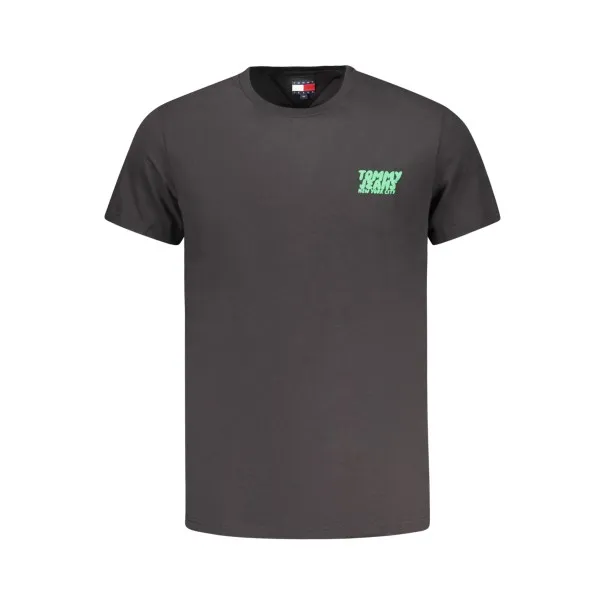 T-SHIRT À MANCHES COURTES TOMMY HILFIGER HOMME NOIR - TOMMY HILFIGER