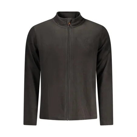 SWEAT-SHIRT NOIR À FERMETURE ÉCLAIR POUR HOMME US GRAND - U.S. GRAND