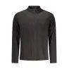SWEAT-SHIRT NOIR À FERMETURE ÉCLAIR POUR HOMME US GRAND - U.S. GRAND