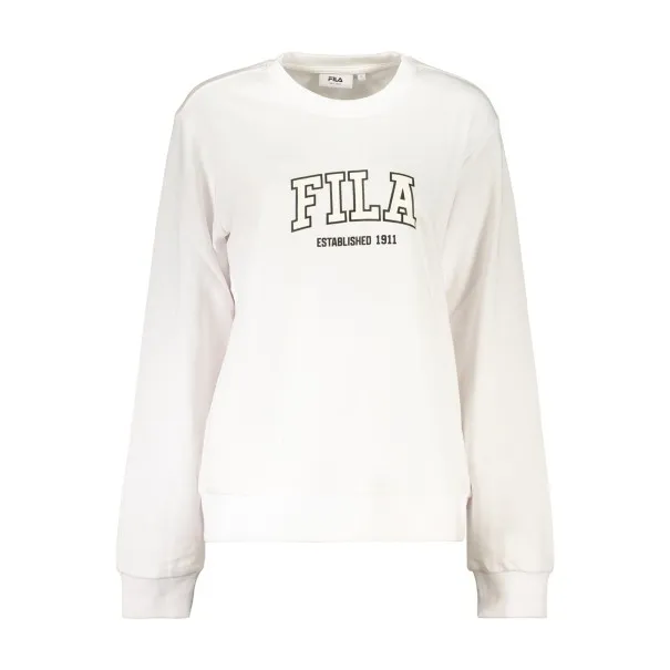 SWEAT-SHIRT BLANC À FERMETURE ÉCLAIR FILA POUR FEMME - FILA
