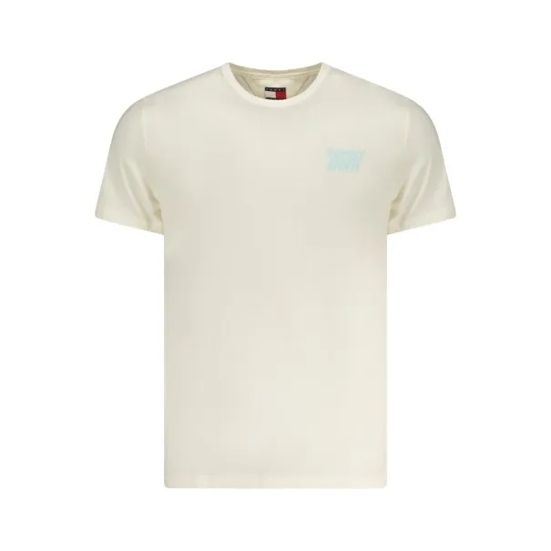 T-SHIRT À MANCHES COURTES TOMMY HILFIGER HOMME BEIGE - TOMMY HILFIGER
