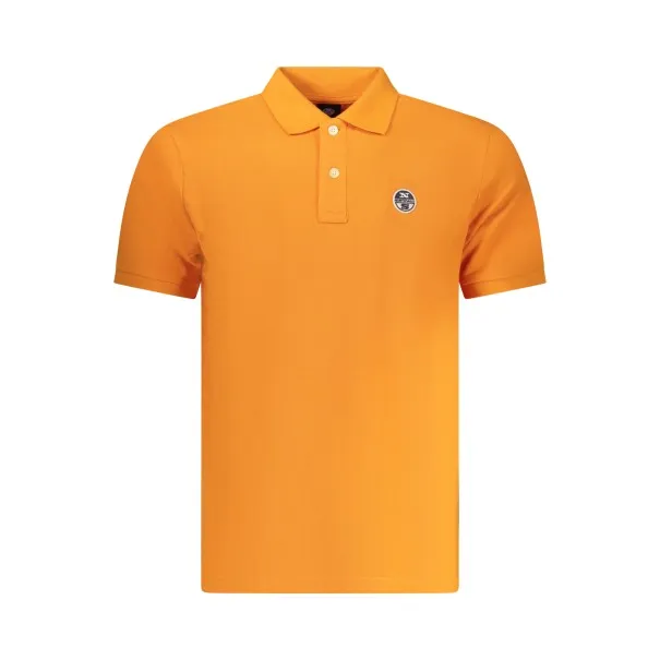 Polo à manches courtes pour homme North Sails, orange - NORTH SAILS