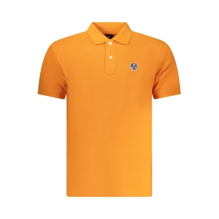 Polo à manches courtes pour homme North Sails, orange - NORTH SAILS